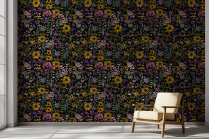 A Memory of Summer- Pressed Flower Wallpaper