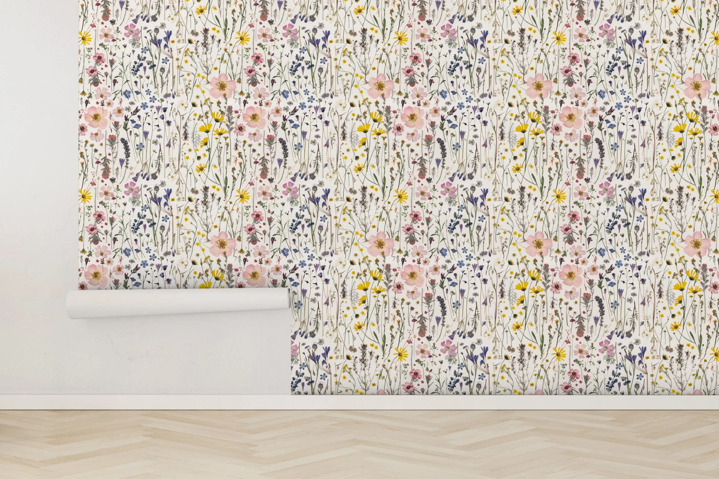 Among the Wildflowers Wallpaper