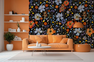 Beautiful Stranger - Pressed Flower Wallpaper - NEW