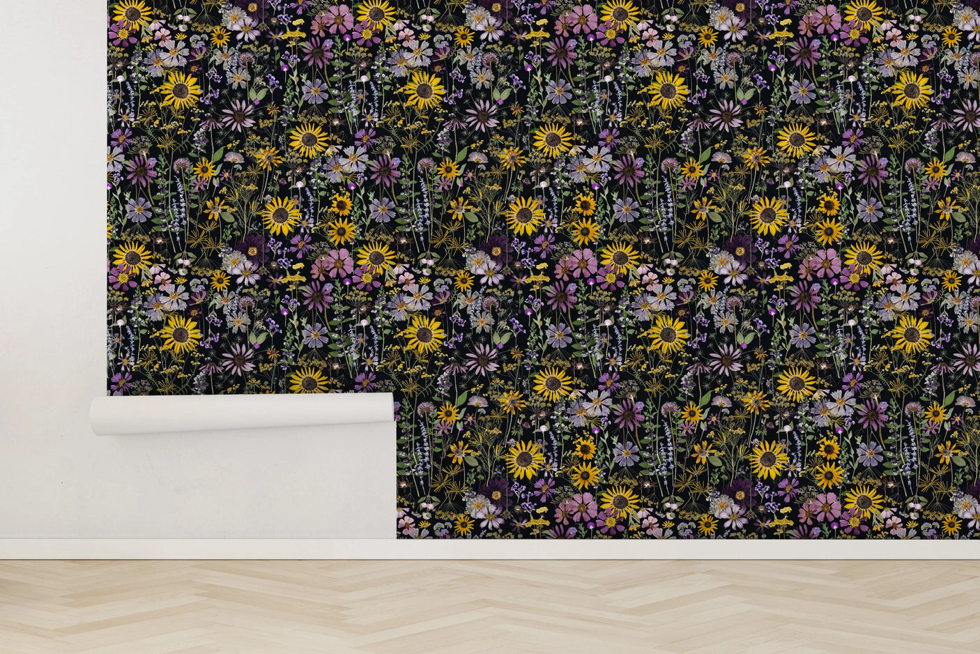 A Memory of Summer- Pressed Flower Wallpaper