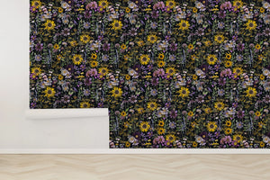 A Memory of Summer- Pressed Flower Wallpaper