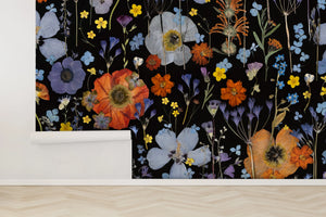 Beautiful Stranger - Pressed Flower Wallpaper - NEW