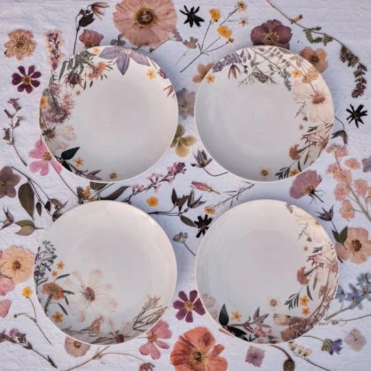 California Garden Dinner Plates - Set of 4 - WS